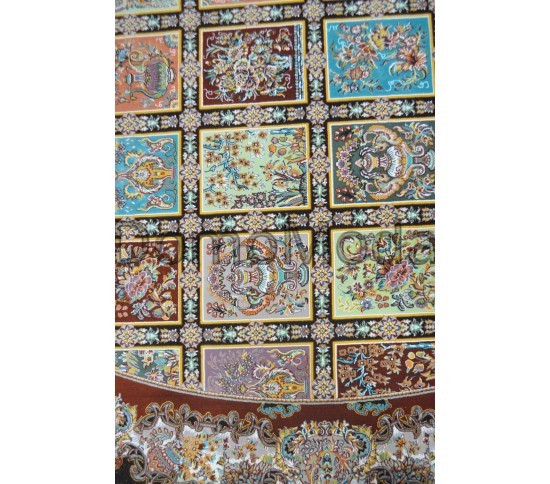 Іранський килим Diba Carpet Farah brown-cream-blue - Висока якість за найкращою ціною в Україні зображення 4.